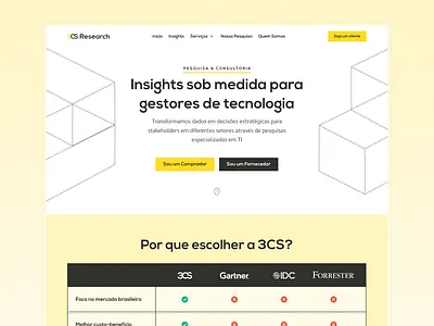 Website - 3CS Research ui design ux design website