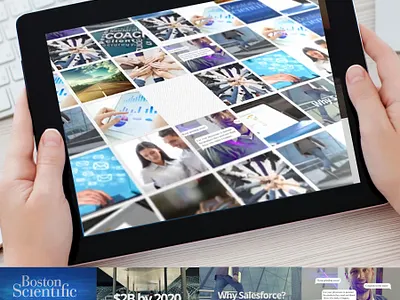 Boston Scientific - Salesforce Video & Animation animation design graphic design typography video