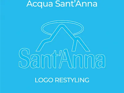 New Acqua Sant'Anna Logo concept acquasantanna branding design graphic design illustration logo logorestyling logos mountains newbranding newconcept restyling vector water wip