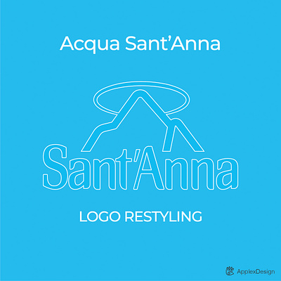 New Acqua Sant'Anna Logo concept acquasantanna branding design graphic design illustration logo logorestyling logos mountains newbranding newconcept restyling vector water wip