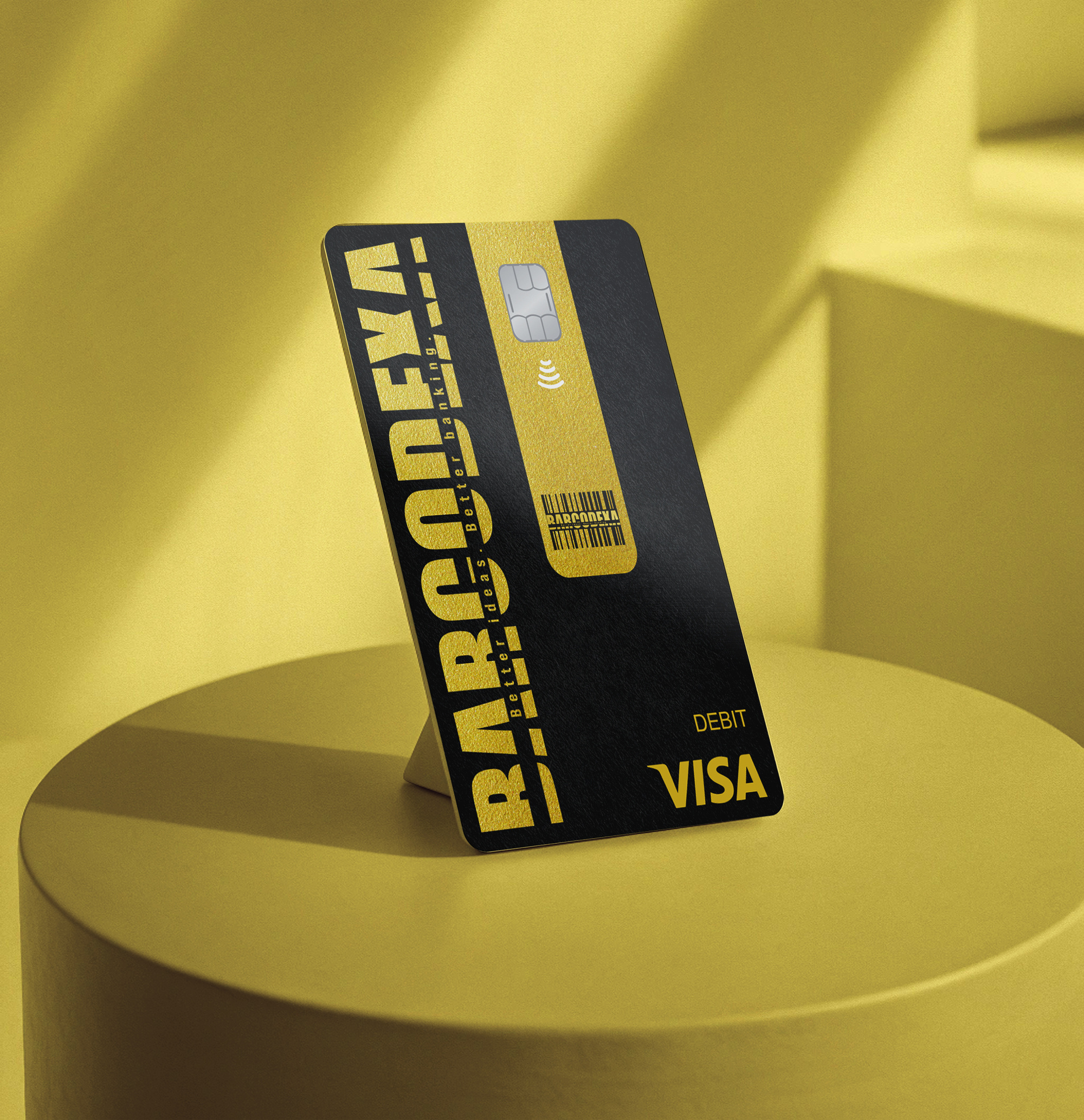 Example of 3D Credit Card Mockup Image Presentation
