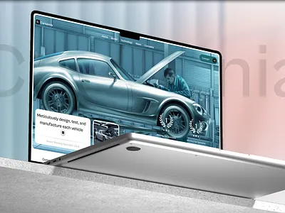 Carazonia - Car Repair Landing Page Design auto parts automobile automobile service car care car repair car wash figma homepage landing page leanding page mechanic tyre service ui ux vehicle vehicleservice web ui website website design