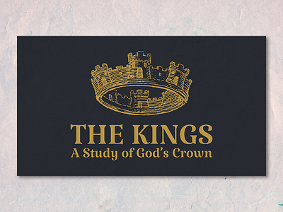 The Kings Sermon Series Graphic graphic design illustration typography