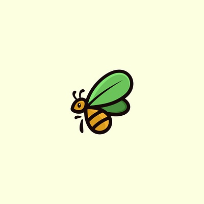 Bee logo bee bee logo branding creative design food food logo honey honey bee honeybee honeybee logo logo minimal nature organic simple