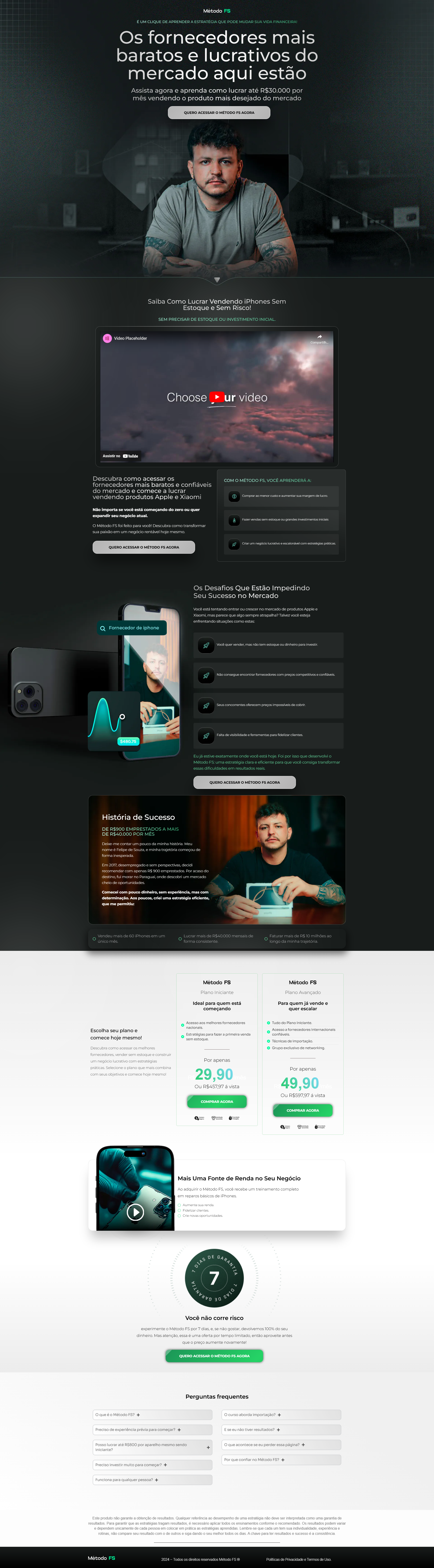 Landing page - Iphone landing page página de vendas