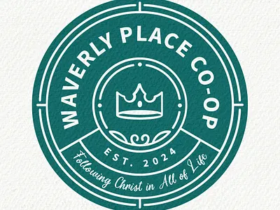 Waverly Place Co-op Logo branding graphic design logo typography