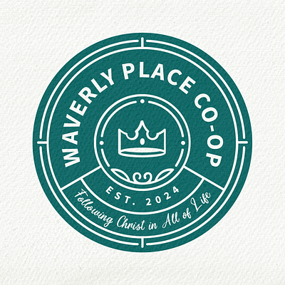 Waverly Place Co-op Logo branding graphic design logo typography