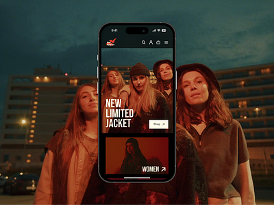 Roc Reborn: Mobile clothing fashion product design streetwear ui uiux ux web design