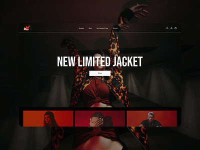 Roc Reborn: Desktop branding clothing design fashion homepage landing landingpage product design streetwear ui uiux ux web design