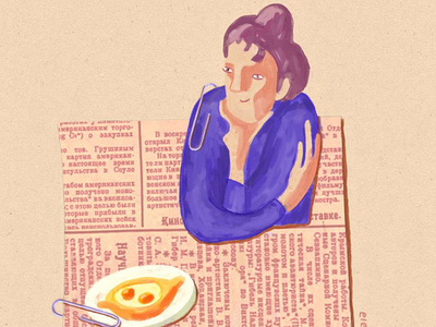 The Khachapuri Eater absinthe drinker appetite cheese collage comfort food cute digital collage digital illustration dinner food food illustrations georgian happy illustration khachapuri lost in thought picasso picasso woman reverie woman