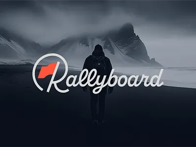 Rallyboard Logo Concept (Not Chosen) brand branding design graphic design hand lettering logo logo mark saas script visual identity wordmark