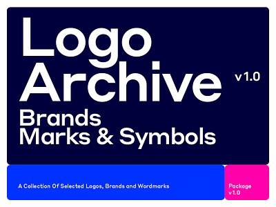 Logo Archive v 1.0 art direction branding creative direction graphic design identity logo typography vector wordmark