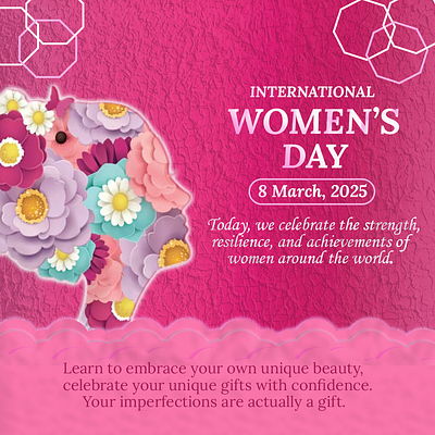 WOMEN'S DAY POST banner design brochure design design flyer design graphic design illustration postcard design poster design report card