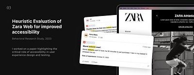 Zara's Heuristic Evaluation accessibility heuristic evalaution ui wcag 2.1
