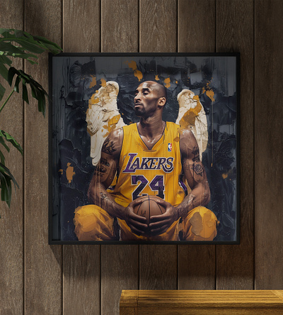 XXL Acrylic Glass Print | NBA - "Kobe Bryant Forever" art basketbal branding design digital art graphic design kobe kobe bryant la lakers lakers nba paintings print