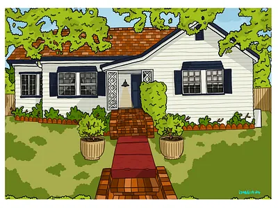 Vendale Avenue, Moorooka adobe adobe fresco design fresco graphic design illustration vector