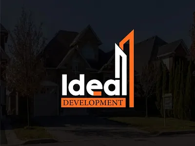 Ideal Development Brand Identity 3d branding design graphic design illustration logo mockup realestate logo ui ux vector
