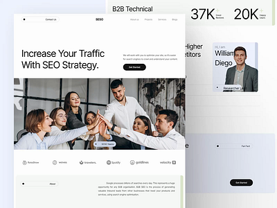 SESO - Marketing Agency Website Animation agency animation design digital agency framer framer template landing page landing page template marketing marketing agency marketing page marketing template modern popular template figma template website ui8 web design website template website theme