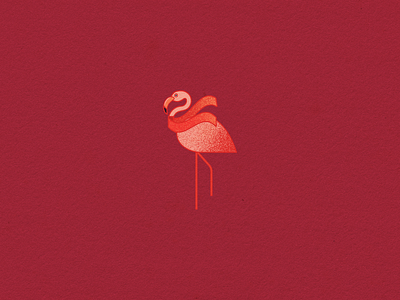 Holiday Flamingo adobe illustrator animal animal illustration design festive holidays icon illustration vector