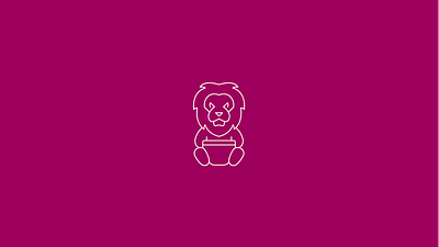 LionBaby baby goofy icon leo lion lionbaby logo vector