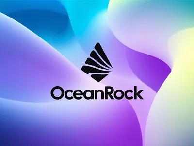 Ocean+Rocks Logo Concept brand design brand identity branding corporate design logo minimal modern logo ocean rock tech