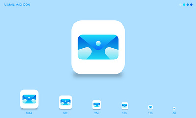 Ai Mail MAX icon Design branding graphic design icon logo ui