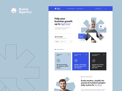 ZM - Startup Agency agency business envato portfolio startup studio ui website wordpress theme