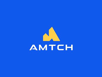 AMTCH alogo branding character design icon illustration logo logodesign logogram logomark logotype symbol tech ui ux vector