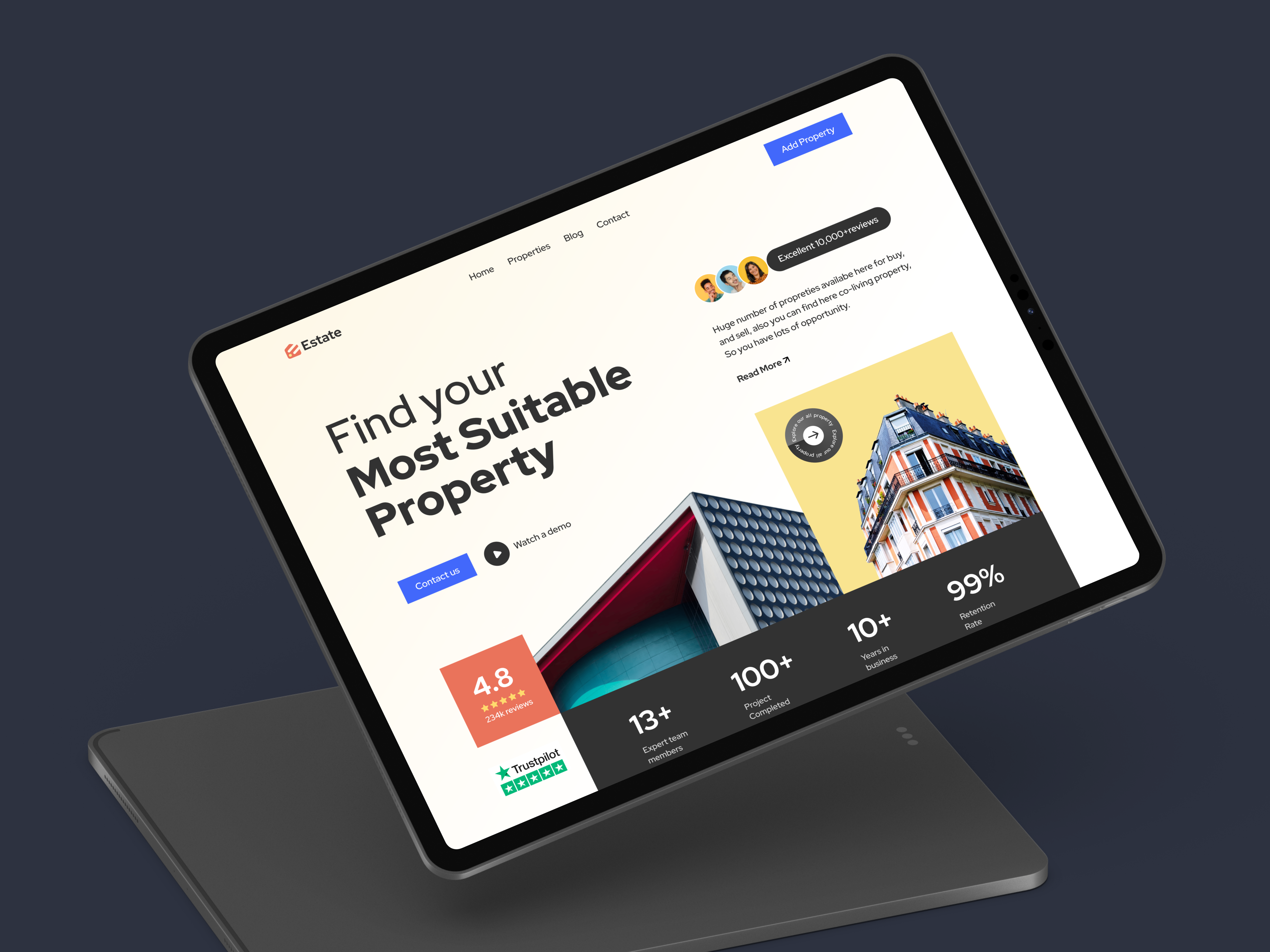 Example of Landing Page