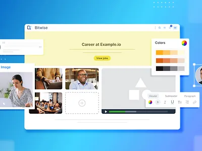 AI Hiring Solution Software Dashboard | Recooty animation illustration motion graphics