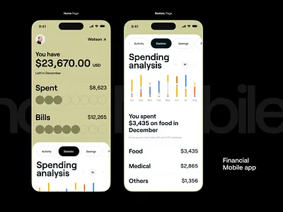 Mobile App: Financial app banking blockchain color crypto finance financial fintech fintech app mobile app mobile banking mobile trends money app online wallet orix payment personal finance sajon ui ux