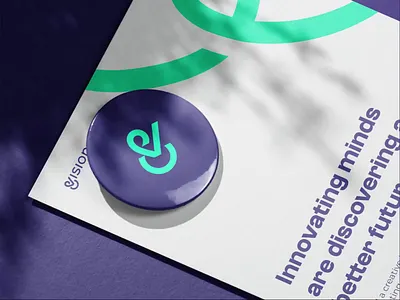 &vision - Mockup agency brand branding design graphic design illustration logo minimalist mockup motion simple slabpixel ui vector vision