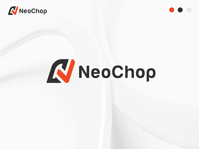 NeoChop - NC Lettermark Kitchen Knife Logo Design abstract logos brand identity c logo chop logo chopshop creative flat graphic design kitchen logo knife letter nc lettermark logo logomark logos minimal modern logo n logo nc letter logo typography
