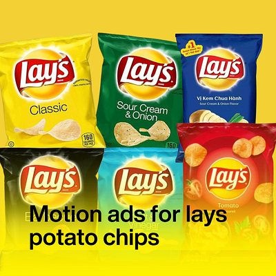 Motion ads for lays potato chips graphic design graphic designer illustration motion ads motion graphics