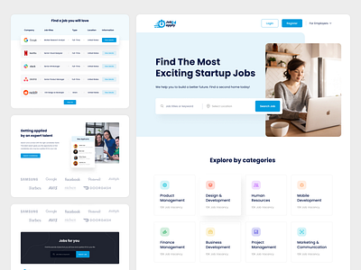 Job24Apply – Redefining Your Job Hunt! appdesign branding creativedesign design dribbleshots figma illustration logodesign minimaldesign moderndesign prototype ui uiux ux webdesign website