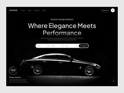 Luxury Meets Speed – Car Website UI auto branding automotivedesign car dealer ship carui carwebsite creative design creative direction dribbble ecommerce luxurycars minimal ui mordern design performance cars speed and style super cars uiux ux design vehicleshowcase visual story telling web design