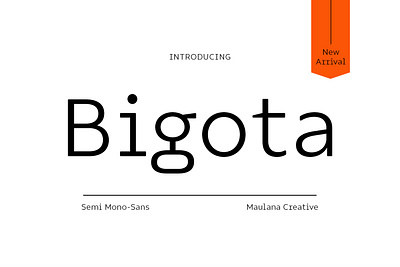 Bigota Mono Sans Font branding christmas font design font fonts graphic design handwriting logo modern font nostalgic sans font sans modern summer font