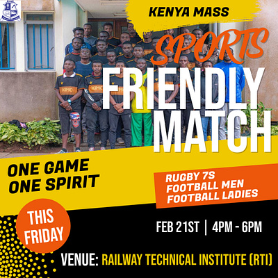 Friendly Match graphic design