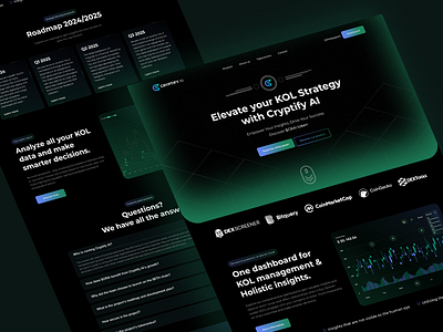 Crypto AI Website Design ai website ai website design blockchain landing page branding crypto crypto ai crypto landing page crypto website cryptocurrency graphic design landing page landing page design logo token landing page ui website website design