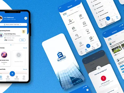 Elaraby-Compound App branding app circles compound app digital experience family app gamification social app socializing ui ux