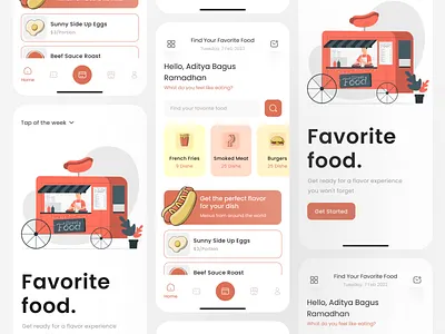 Order Food App: Effortless Food Ordering Experience appdesign branding design designinspiration designthinking interactiondesign mobileappdesign productdesign ui uxdesign