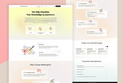 Landing Page Design figma landing pgae prototyping typography ui