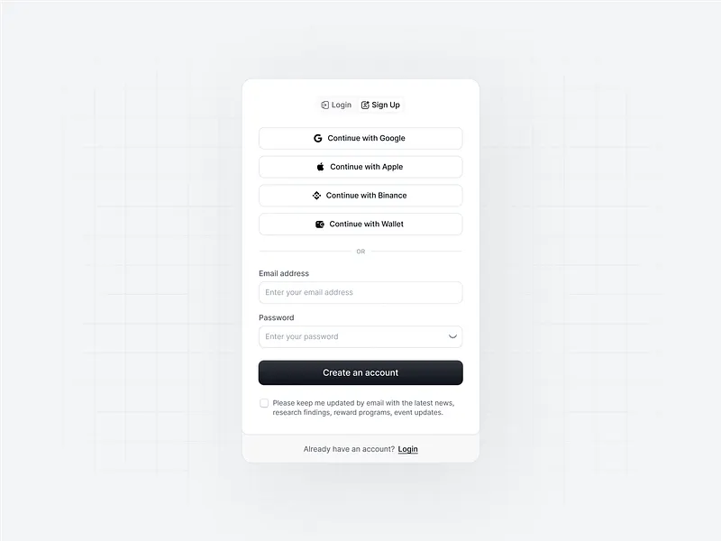 Signup UI designs, themes, templates and downloadable graphic elements ...