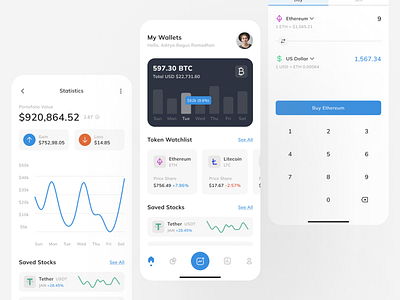 Cryptocurrency App: Trade Smarter, Trade Faster appdesign design designinspiration designthinking interactiondesign mobileappdesign ui uxdesign