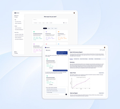 Metrixon - AI Assistants for Smarter Decision Making ui ux