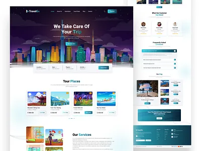 Travel Agency Web Ui flight booking minimal travel travel agancy lan travel agency ui ui design web website design