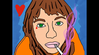 Psychodelic Girl 2025 amsterdam art artist artwork berlin canada collection europe gallery girl illustration paris psychodelic smoke trend trending trends usa video