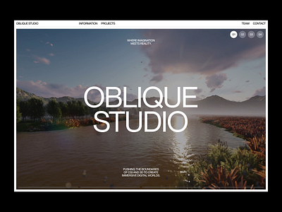 Oblique Studio (UI Animation) 2025 trends 3d animation branding design graphic design grid illustration layout logo motion graphics typo typography ui ui elements uidesign ux web web design website ui