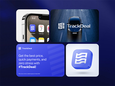 Branding - TrackDeal Logo Exploration 🏎️ advertising apps apps logo brand branding company design graphic design layout logo profile ui ux