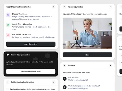 Testimonial Video App customizable submission customizable testimonial submission testimonial form testimonial plugin user interface video requests video review video reviews video testimonial platform video testimonial services video testimonial templates video testimonials